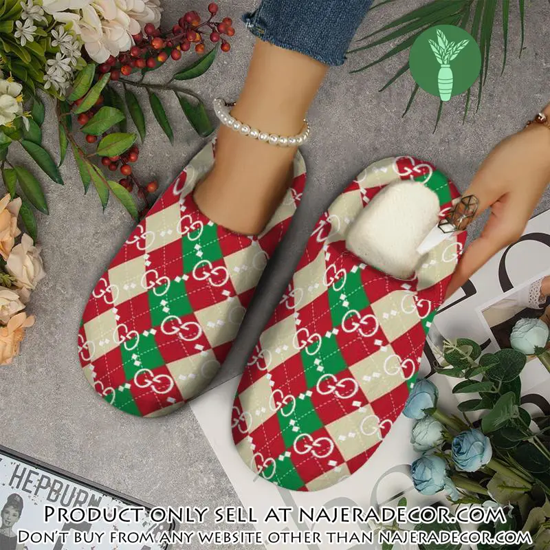 Gucci fleece slippers luxury inhouse slippers ihs1017 njr3411982